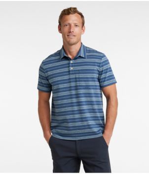 Men's Lakewashed Performance Polo, Short-Sleeve, Stripe