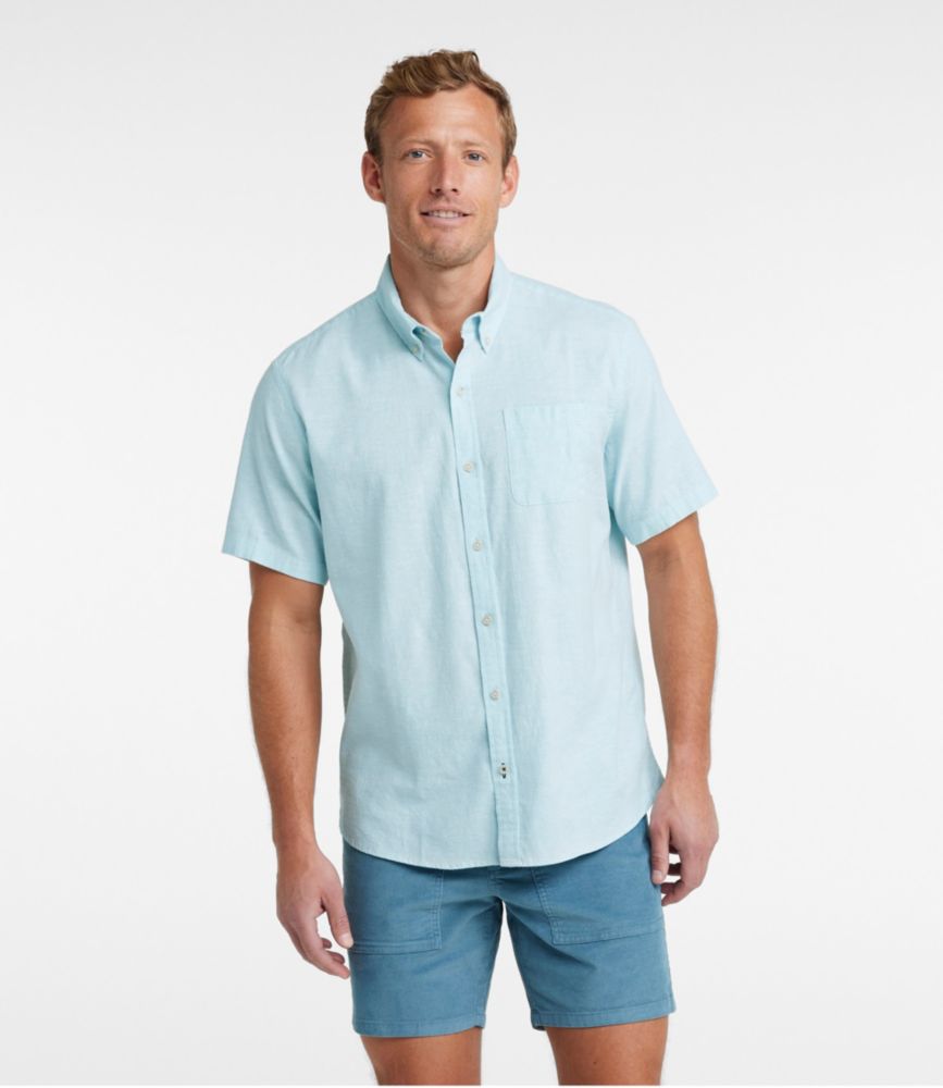 Men's Backyard BBQ Shirt, Short-Sleeve, Traditional Untucked Fit, , small image number 2