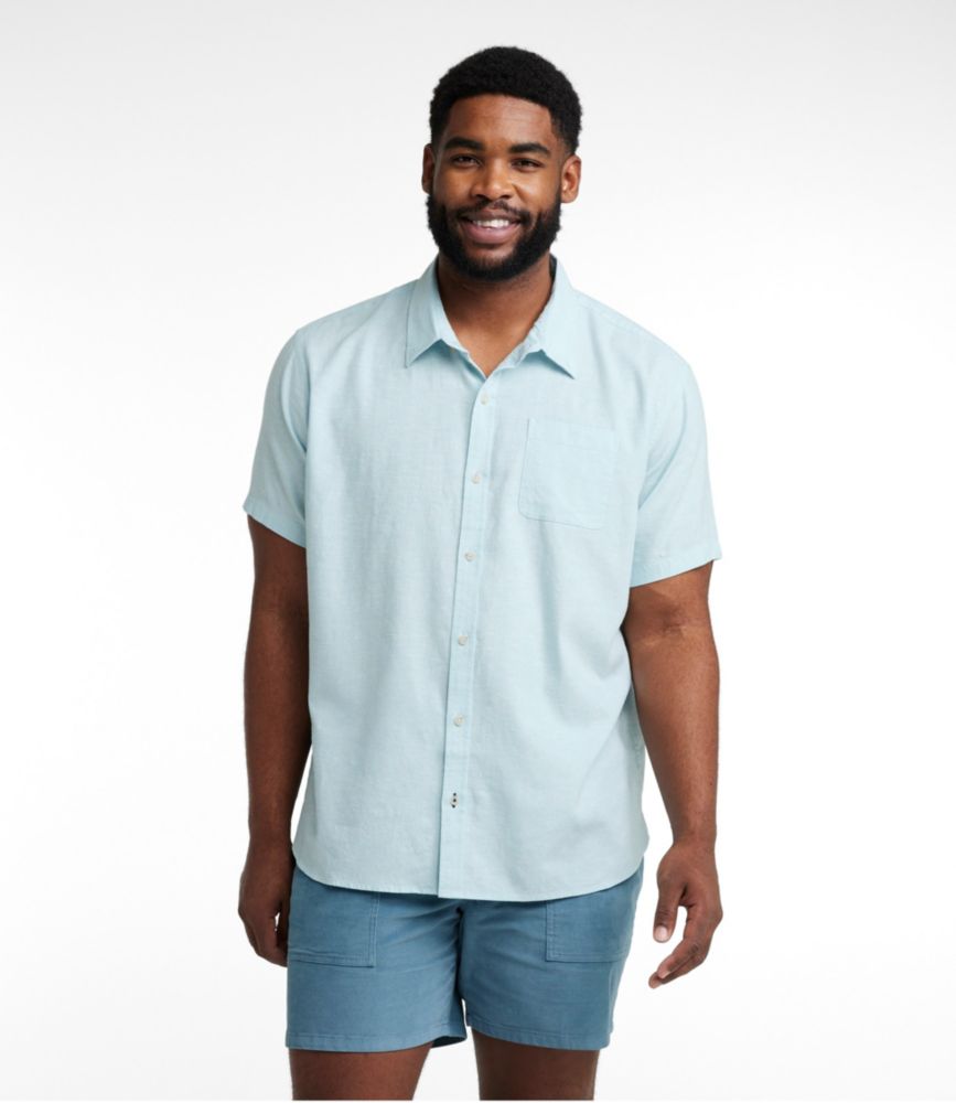 Men's Backyard BBQ Shirt, Short-Sleeve, Traditional Untucked Fit, , small image number 4