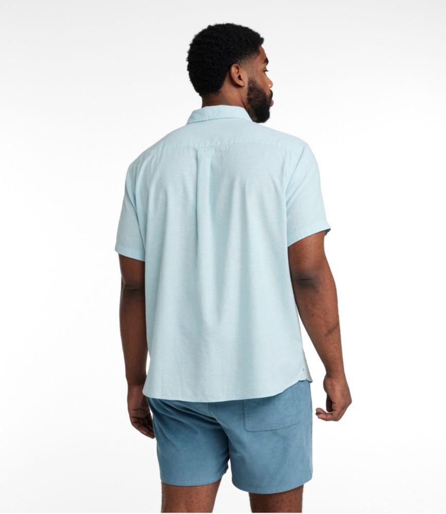 Men's Backyard BBQ Shirt, Short-Sleeve, Traditional Untucked Fit, , small image number 5