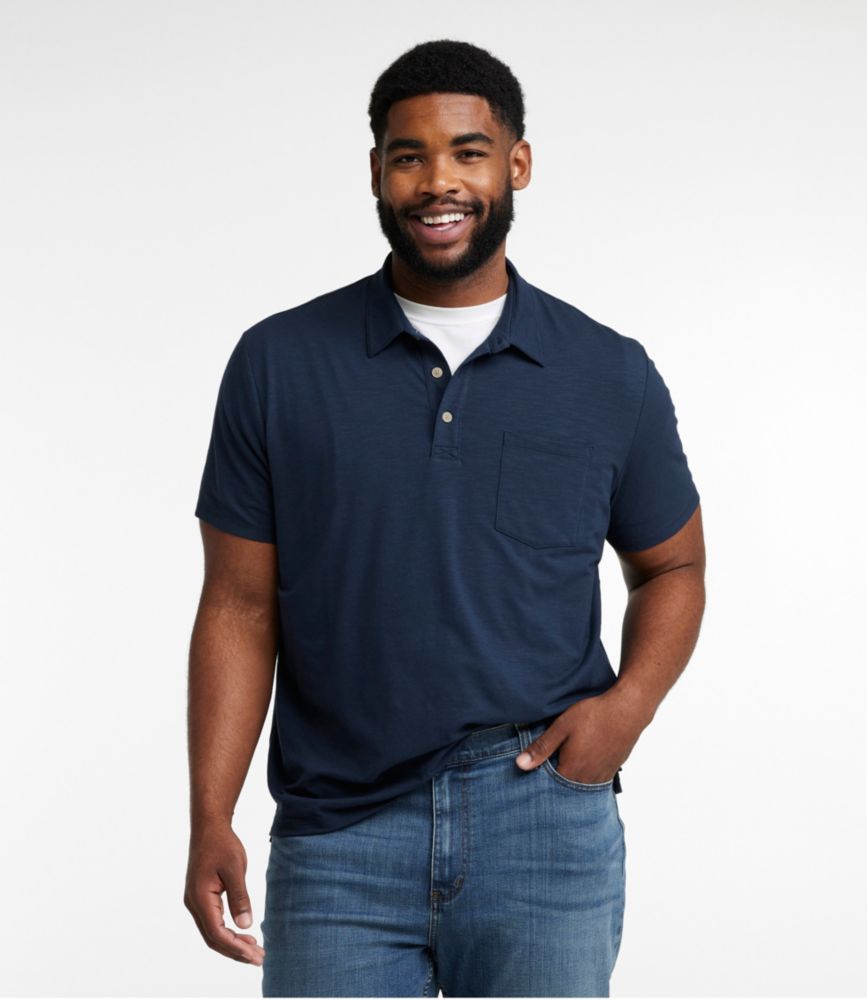 Men's Lakewashed Performance Polo, Short-Sleeve