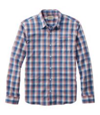 人文 LLbeam slightly fitted Men's Comfort Stretch® Oxford, Slightly Fitted Untucked Fit