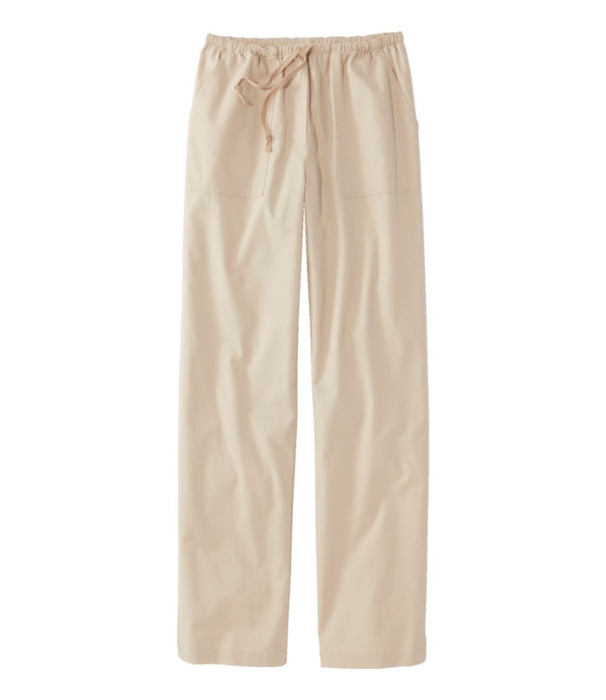 Women's Sunwashed Canvas Pants, High-Rise Straight-Leg