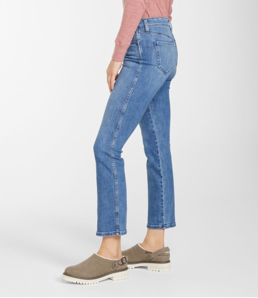 Women's L.L.Bean Everyday Stretch Jeans, High-Rise Mini Bootcut Ankle