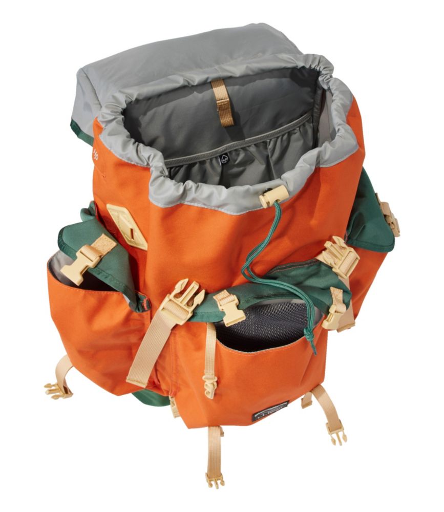 L.L.Bean Continental Rucksack, Color Block, Sail Orange/Pine Green, small image number 3