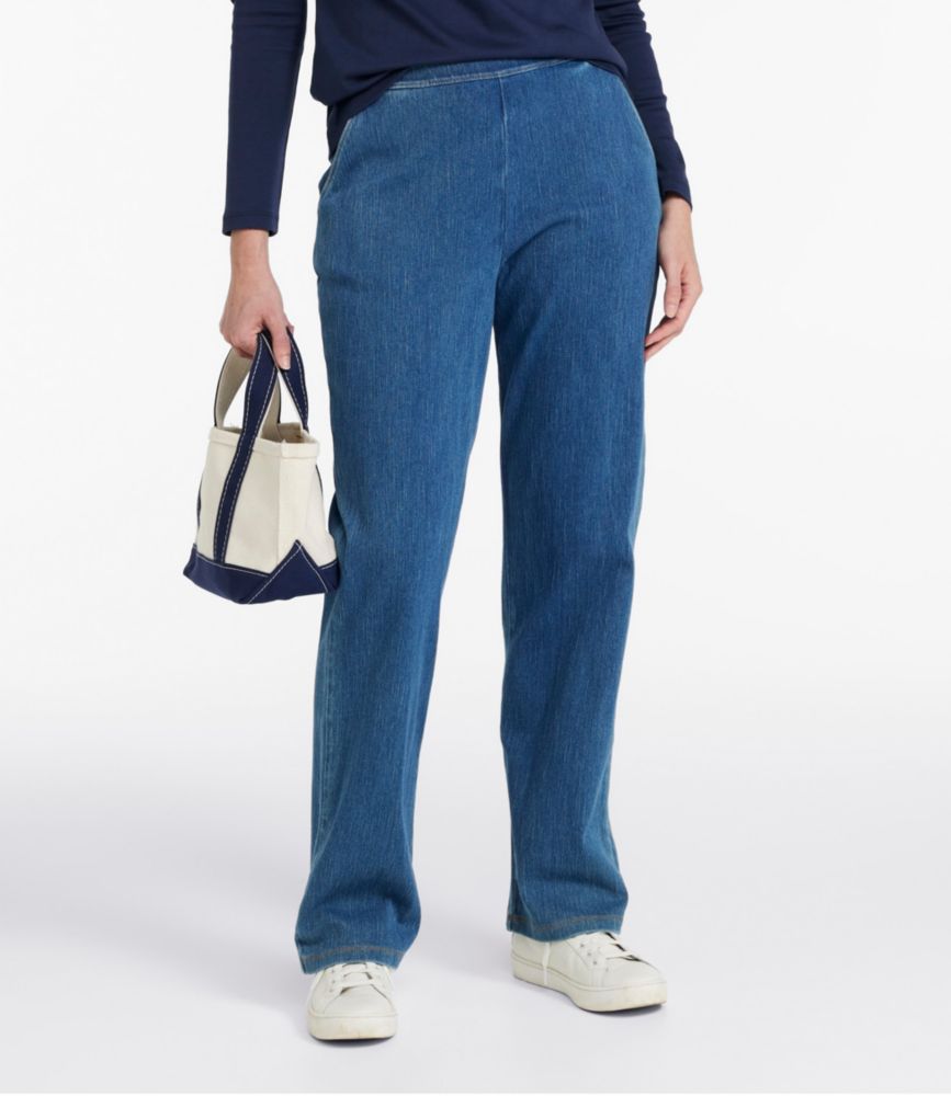 Women's Perfect Fit Pants, Denim Straight-Leg