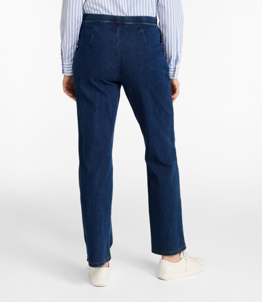 Women's Perfect Fit Pants, Denim Straight-Leg