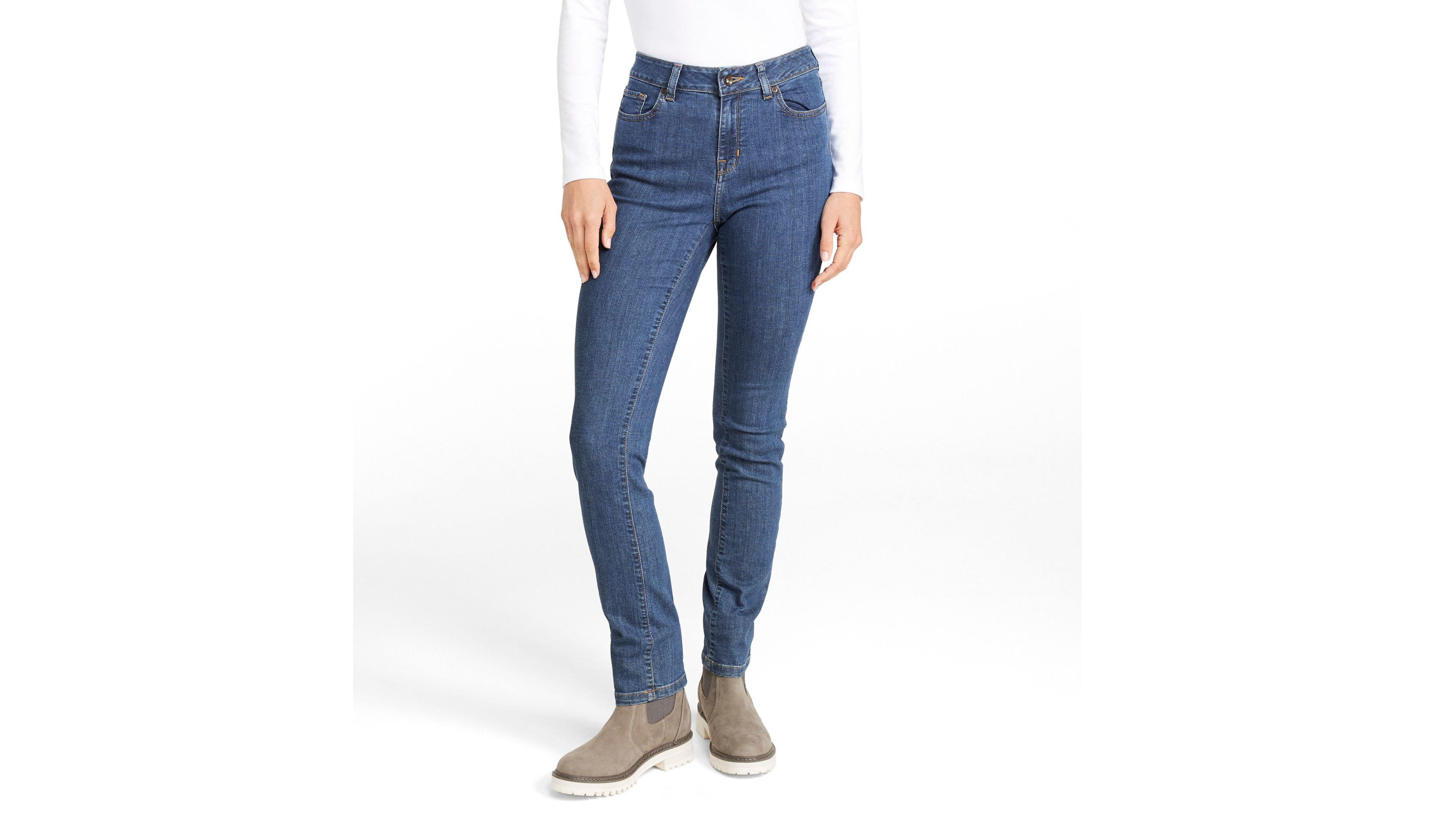 Women's True Shape Jeans, High-Rise Slim-Leg