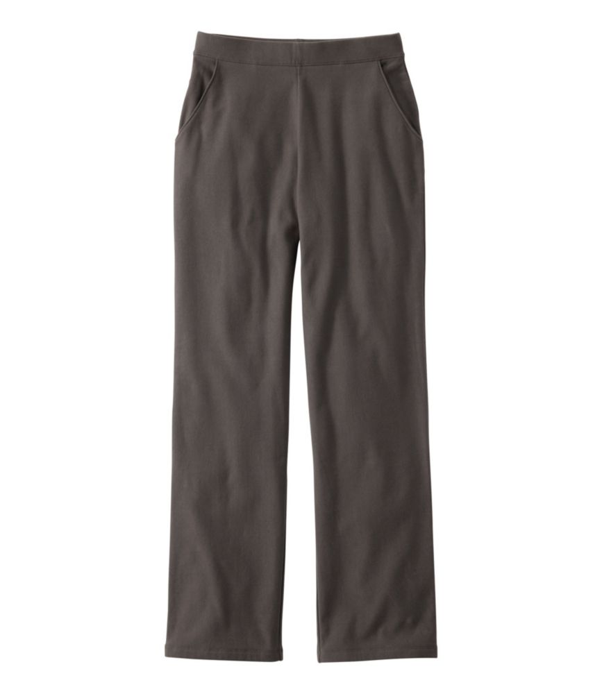 Women's Perfect Fit Pants, Fleece-Backed Straight-Leg