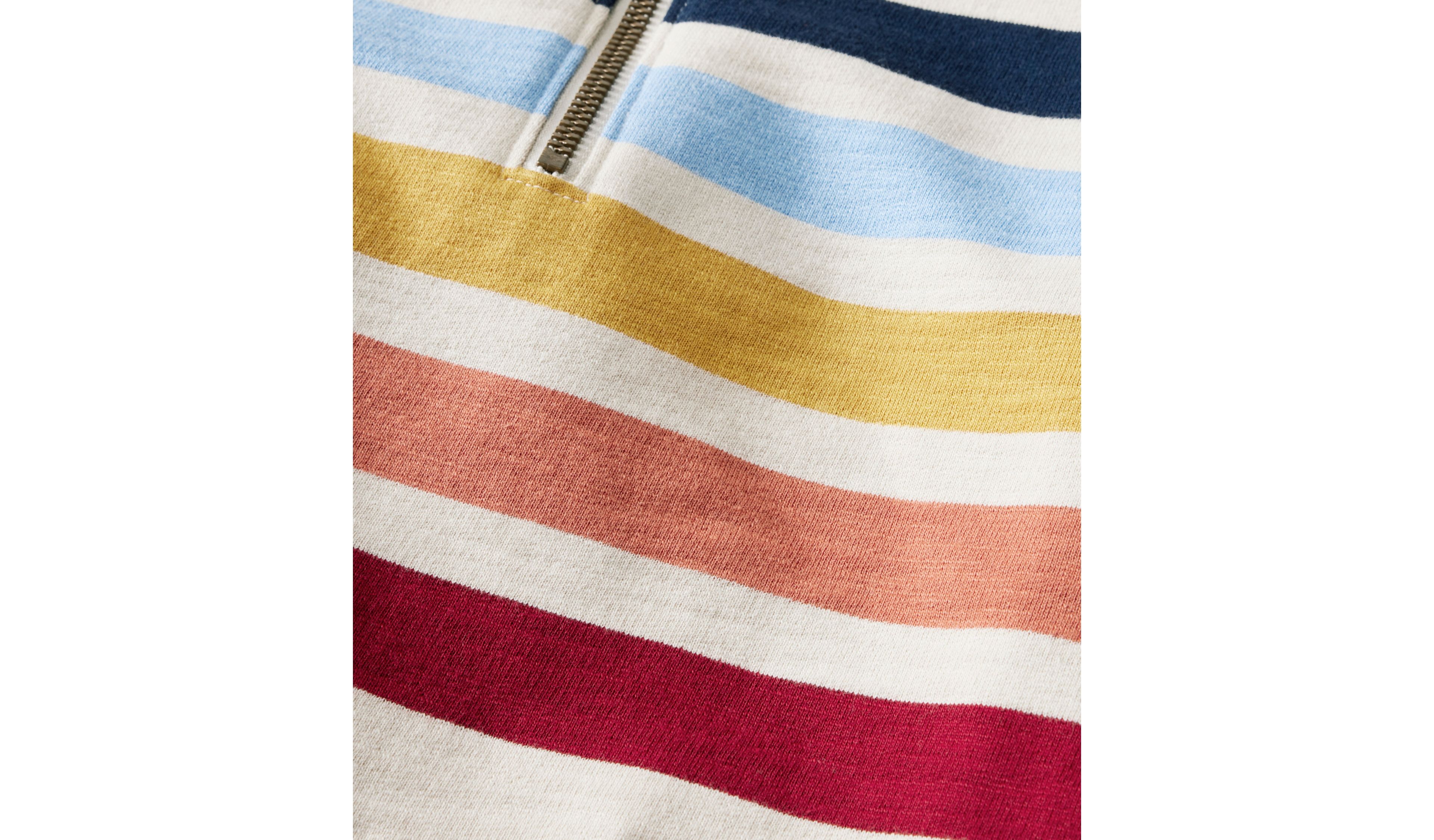 Women's Peaks Island Quarter-Zip Pullover, Stripe