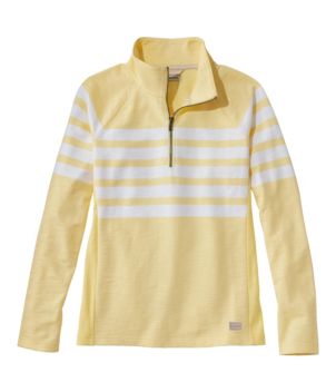 Women's Peaks Island Quarter-Zip Pullover, Stripe