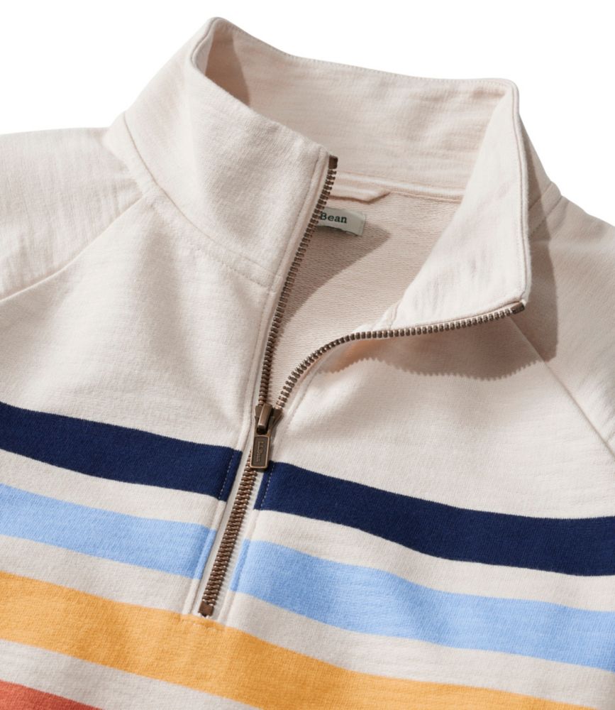 Women's Peaks Island Quarter-Zip Pullover, Stripe