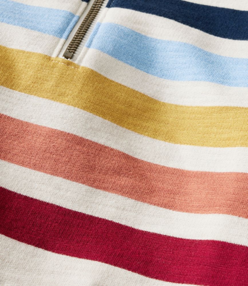 Women's Peaks Island Quarter-Zip Pullover, Stripe