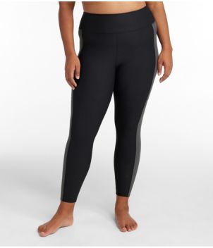 Women's L.L.Bean Everyday Performance 7/8 Leggings, High-Rise Pocket Colorblock