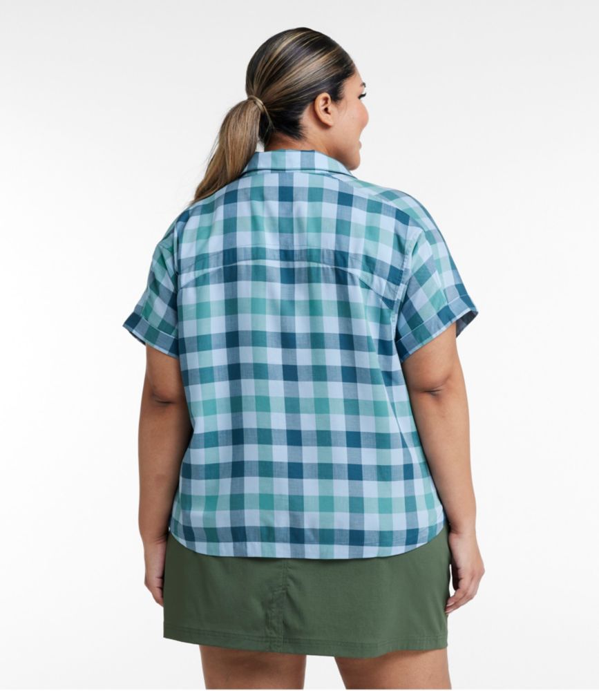 Women's Mountainside Shirt, Blue-Green Buffalo, small image number 3