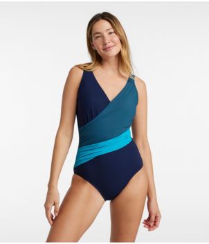 Plus Size Lands' End DD-Cup Tulip Hem Tankini Swim Top