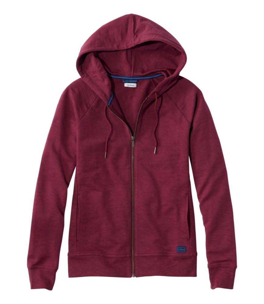 Women's Peaks Island Full-Zip Hoodie, Deep Rosewood, small image number 1