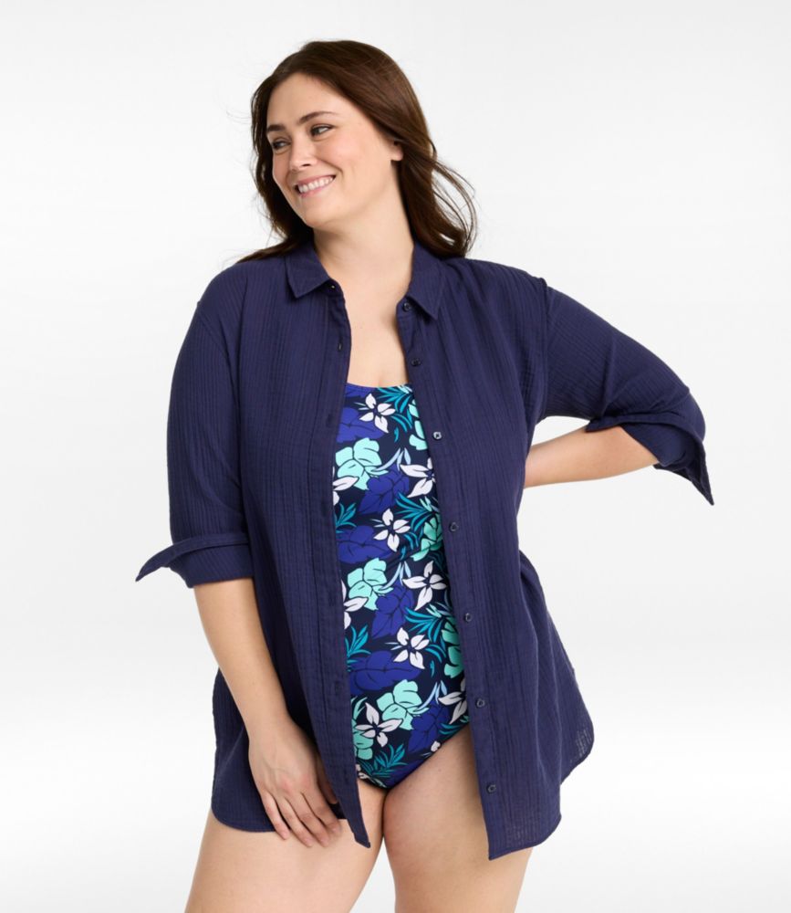 Women's Cloud Gauze Cover-Up Shirt