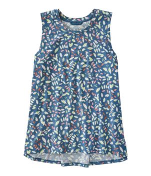 Beyond Soft Pleat-Back Tank Print Women's Regular