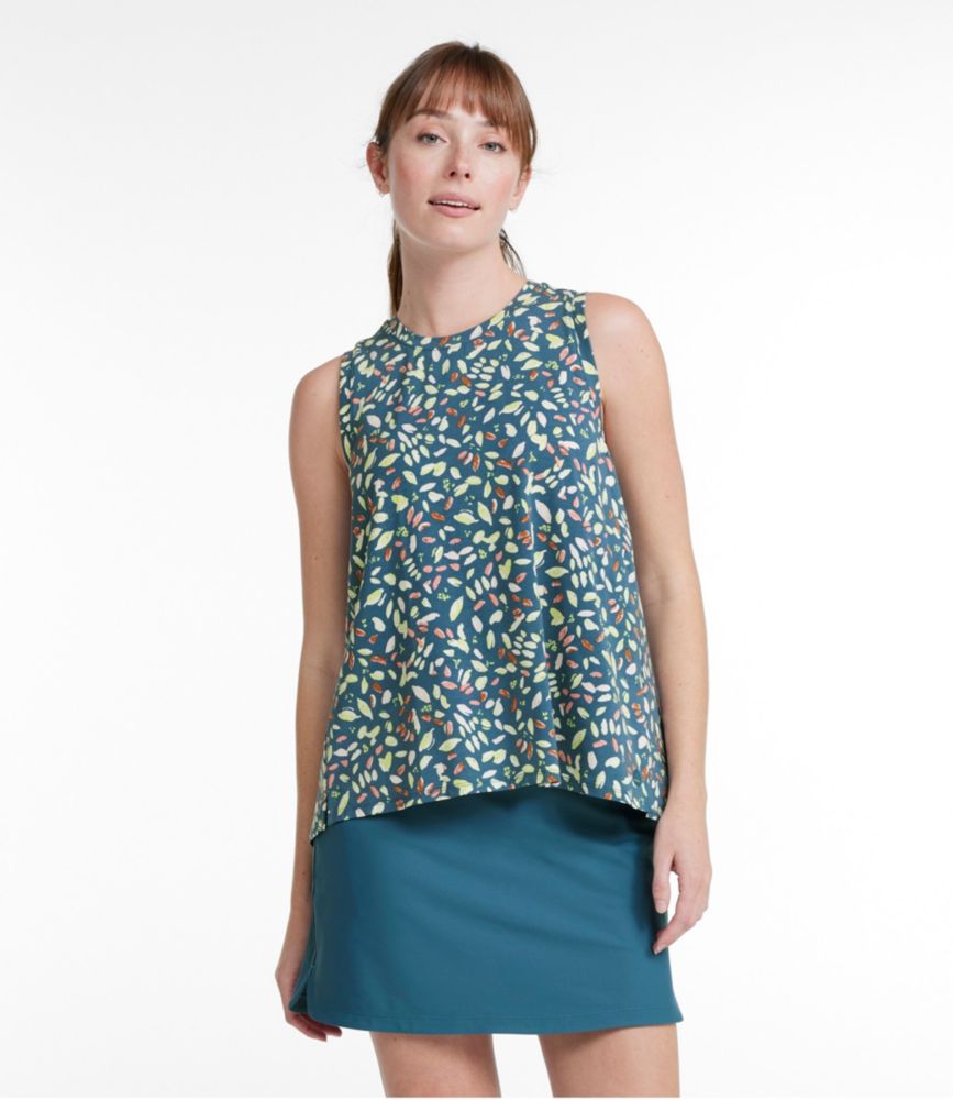 Women's Beyond Soft Tank, PleatBack Print Tanks & Camis at L.L.Bean