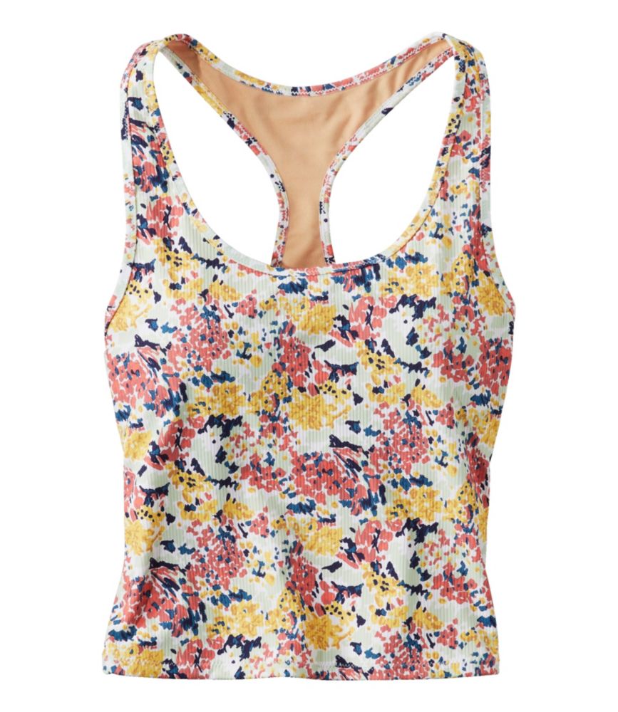 Women's Sea Cove Swimwear, Tankini Top Print, Hot Coral Floral Multi, small image number 1