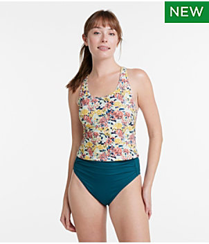 Women's Sea Cove Swimwear, Tankini Top Print