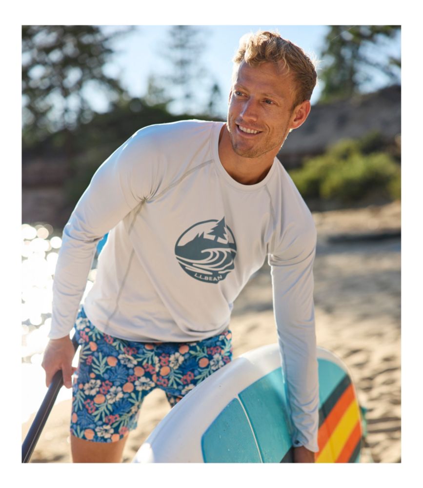 Men's Vacationland Stretch Swim Trunks, Print