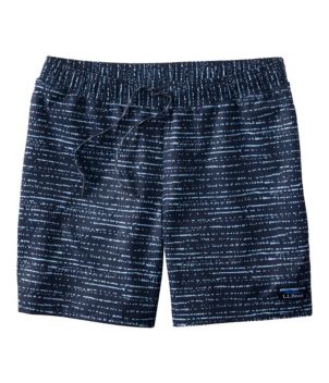 Men's Vacationland Stretch Swim Trunks, Print, 6"