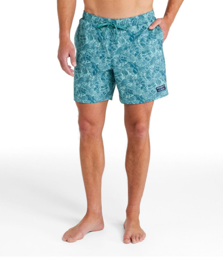 Men's Vacationland Stretch Swim Trunks, 6" Print Swim Trunks at L.L.Bean