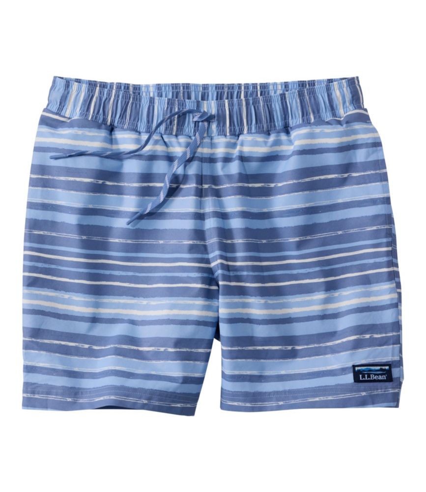 Seaboard Blue Painterly Stripe