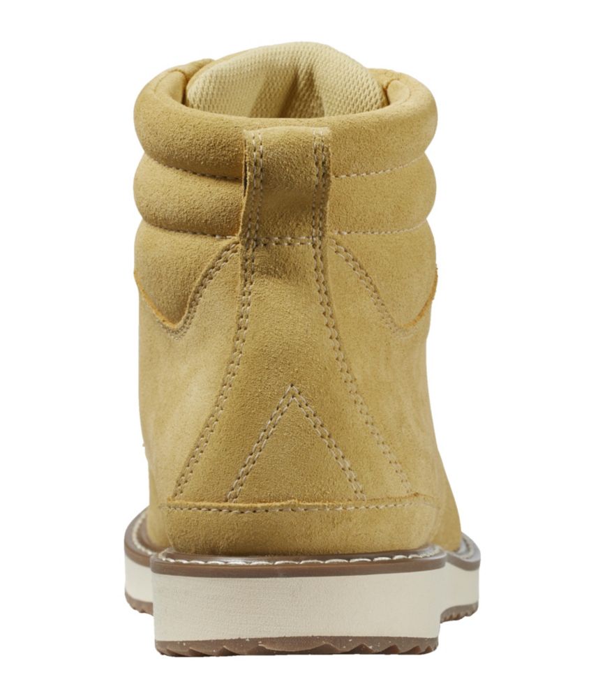 Women's Stonington Boots, Suede Moc-Toe, Light Gold, small image number 3