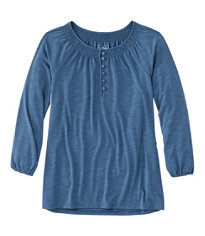 Women's L.L.Bean Tee, Three-Quarter-Sleeve Splitneck Tunic Women's L.L.Bean Tee, Three-Quarter-Sleeve Splitneck Tunic