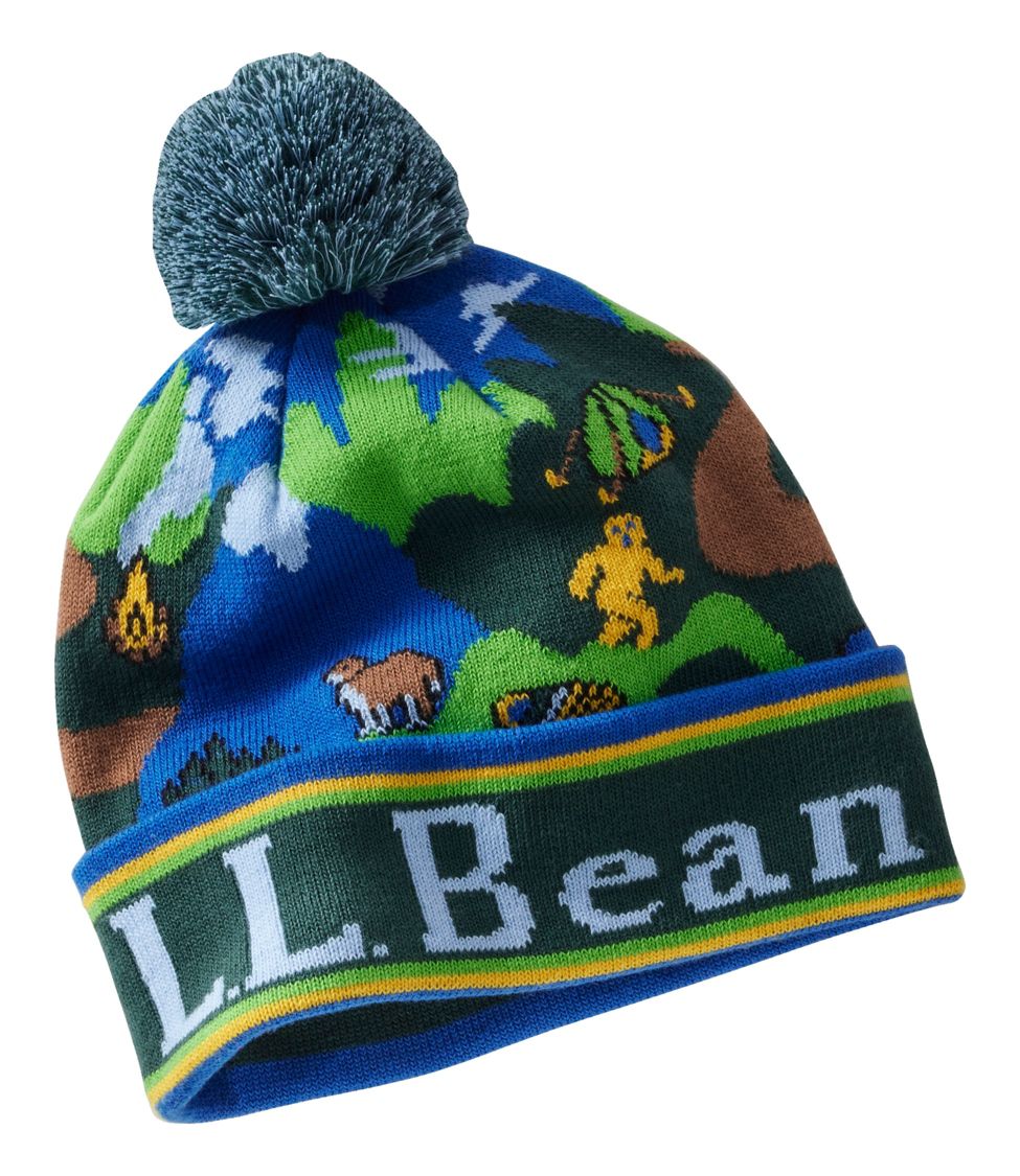 Kids' L.L.Bean Pom Hat, Landscape at L.L. Bean
