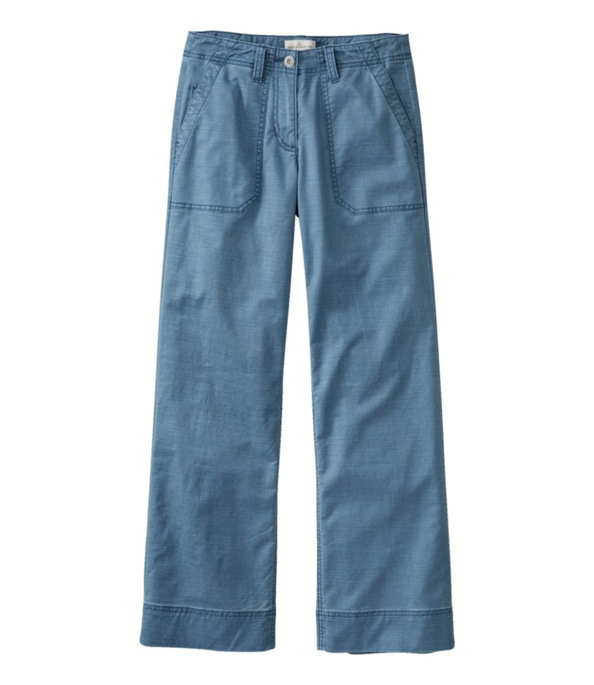 Women's Signature Utility Pants, Mid-Rise Wide-Leg Ankle-Length