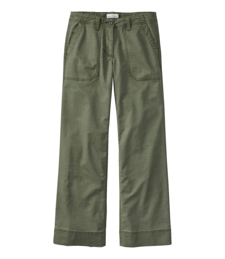 Women's Signature Utility Pants, Mid-Rise Wide-Leg Ankle-Length