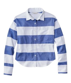 Women's Signature Boyfriend Oxford Shirt, Stripe