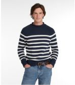 Men's Signature Organic Cotton Rollneck Sweater, Stripe