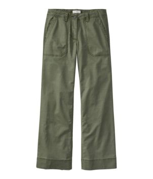Women's Signature Utility Pants, Mid-Rise Wide-Leg Ankle-Length