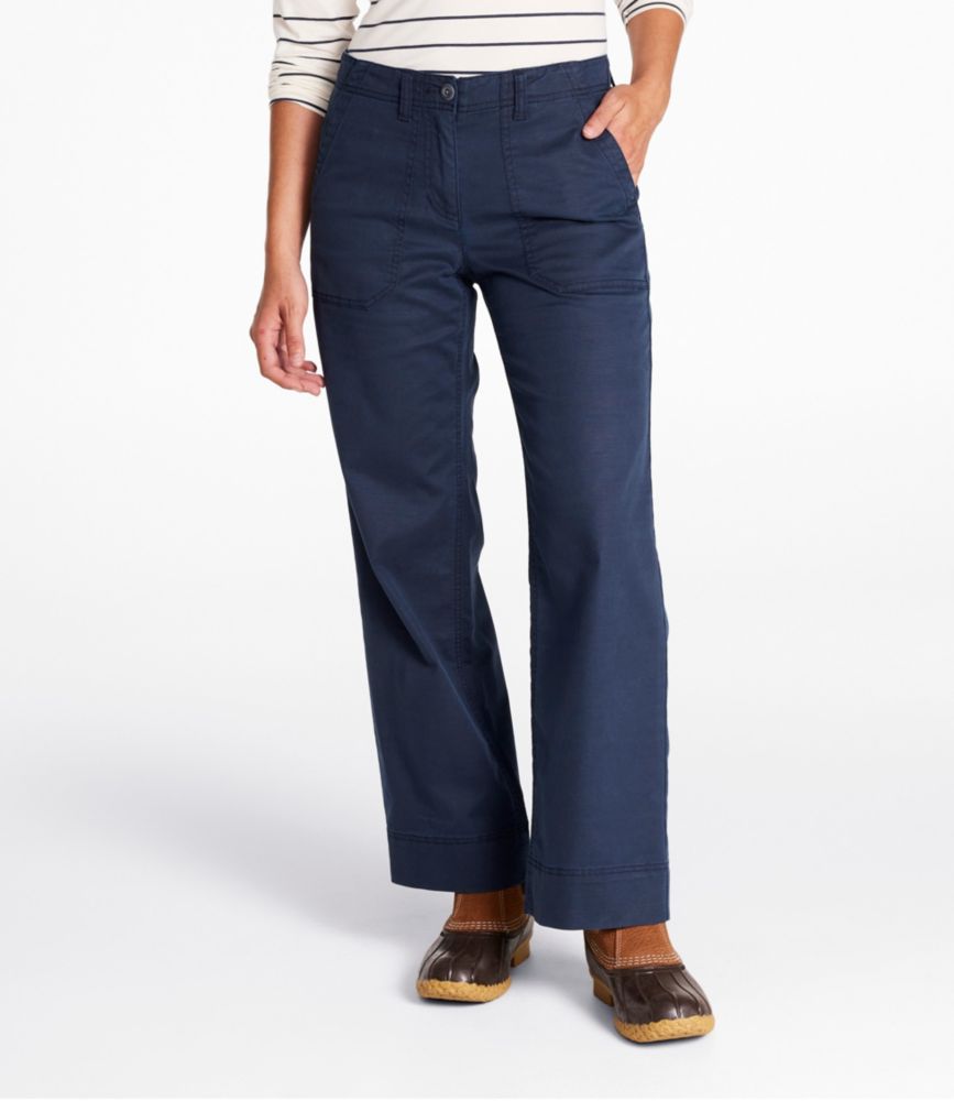 Women's Signature Utility Pants, Mid-Rise Wide-Leg Ankle-Length