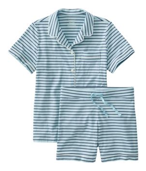 Women's Super-Soft Shrink-Free Pajamas, Short Set Stripe