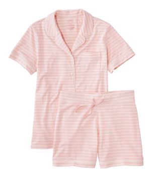 Women's Super-Soft Shrink-Free Pajamas, Short Set Stripe