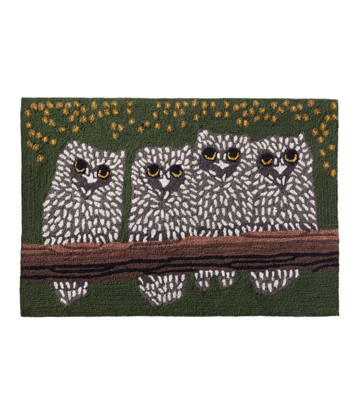 Indoor/Outdoor Vacationland Rug, Owls