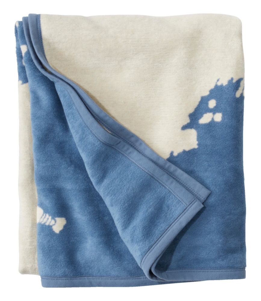 ChappyWrap Cozy Throw Blanket, Maine Map Blankets & Throws at L.L.Bean