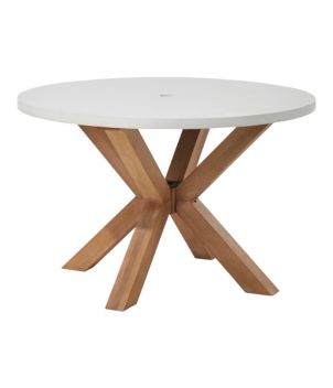 Composite-Top Round Table