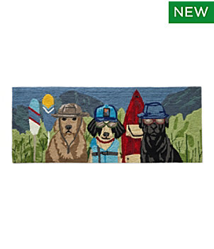 Indoor/Outdoor Vacationland Runner, Paddle Sports Dogs
