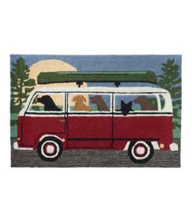 Indoor/Outdoor Vacationland Rug, Camping Trip