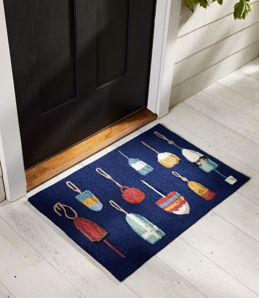 Indoor/Outdoor Vacationland Rug, Buoys, Multi, small image number 4