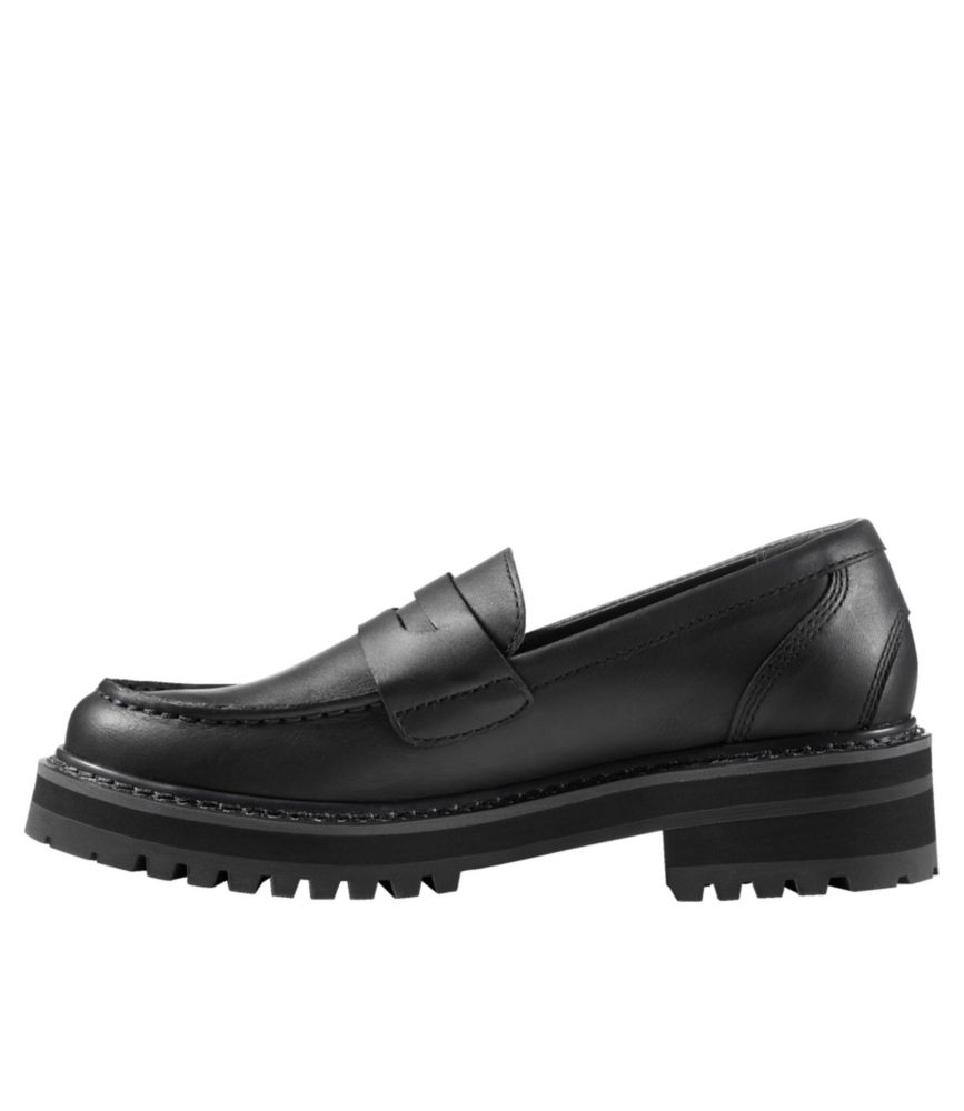 Women's Camden Hills Penny Loafers, Leather, Black, small image number 2