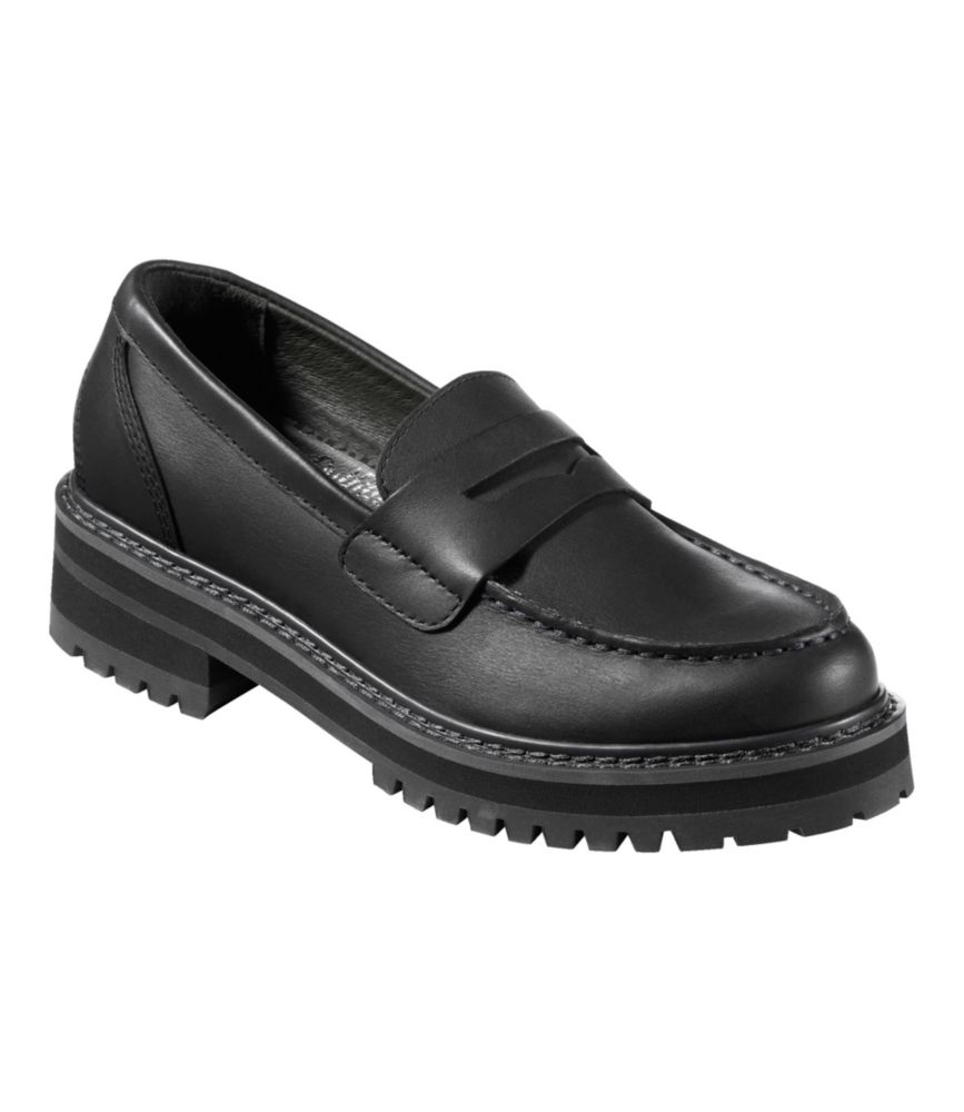 Women's Camden Hills Penny Loafers, Leather, Black, small image number 6