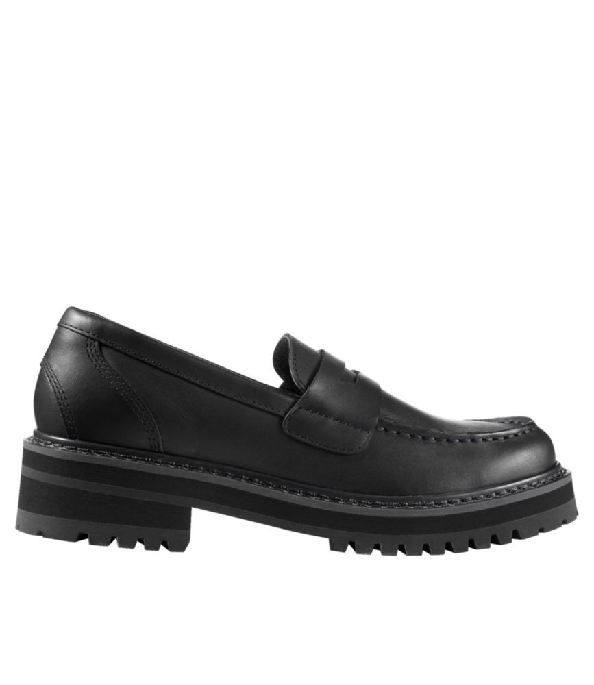 Women's Camden Hills Penny Loafers, Leather, Black, small image number 1